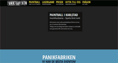 Desktop Screenshot of panikfabriken.se